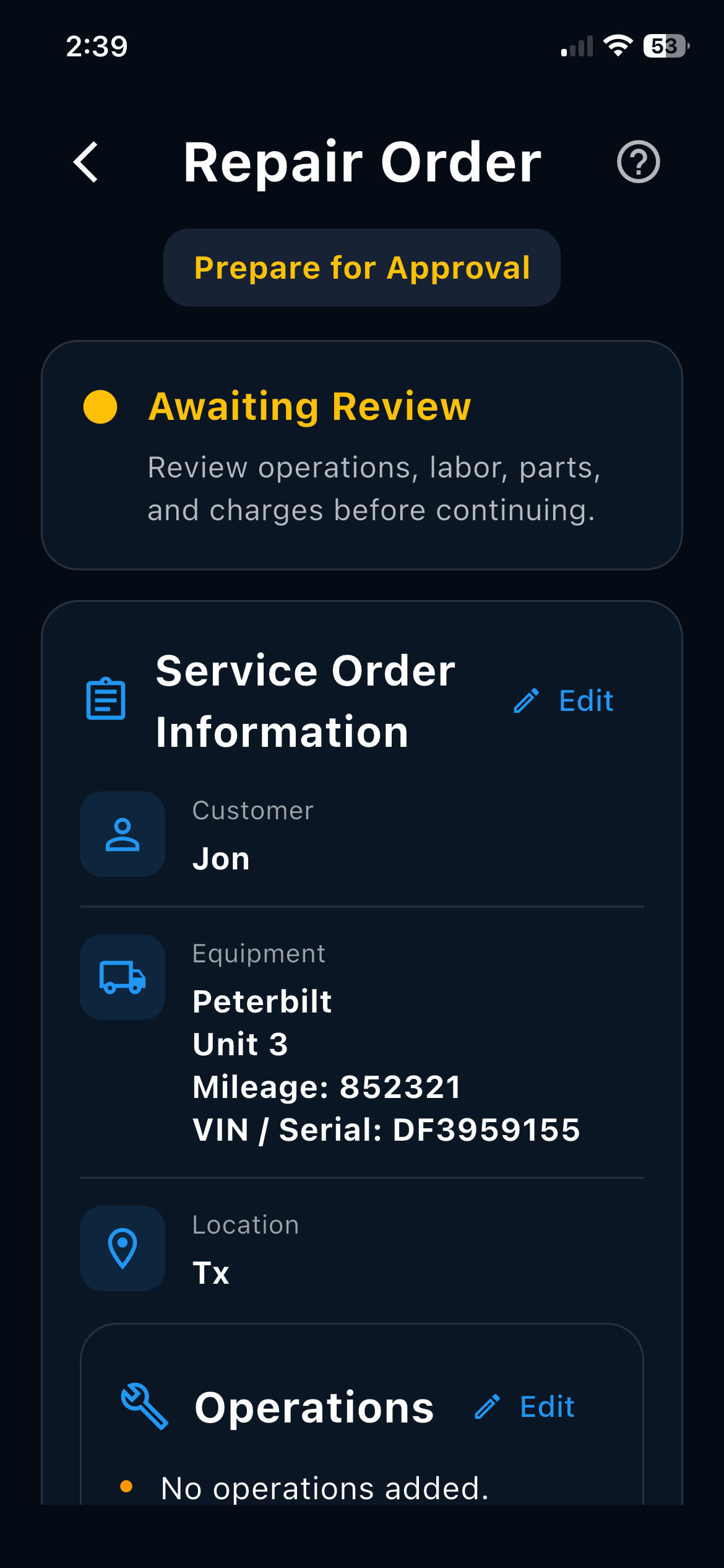 Review work before approval